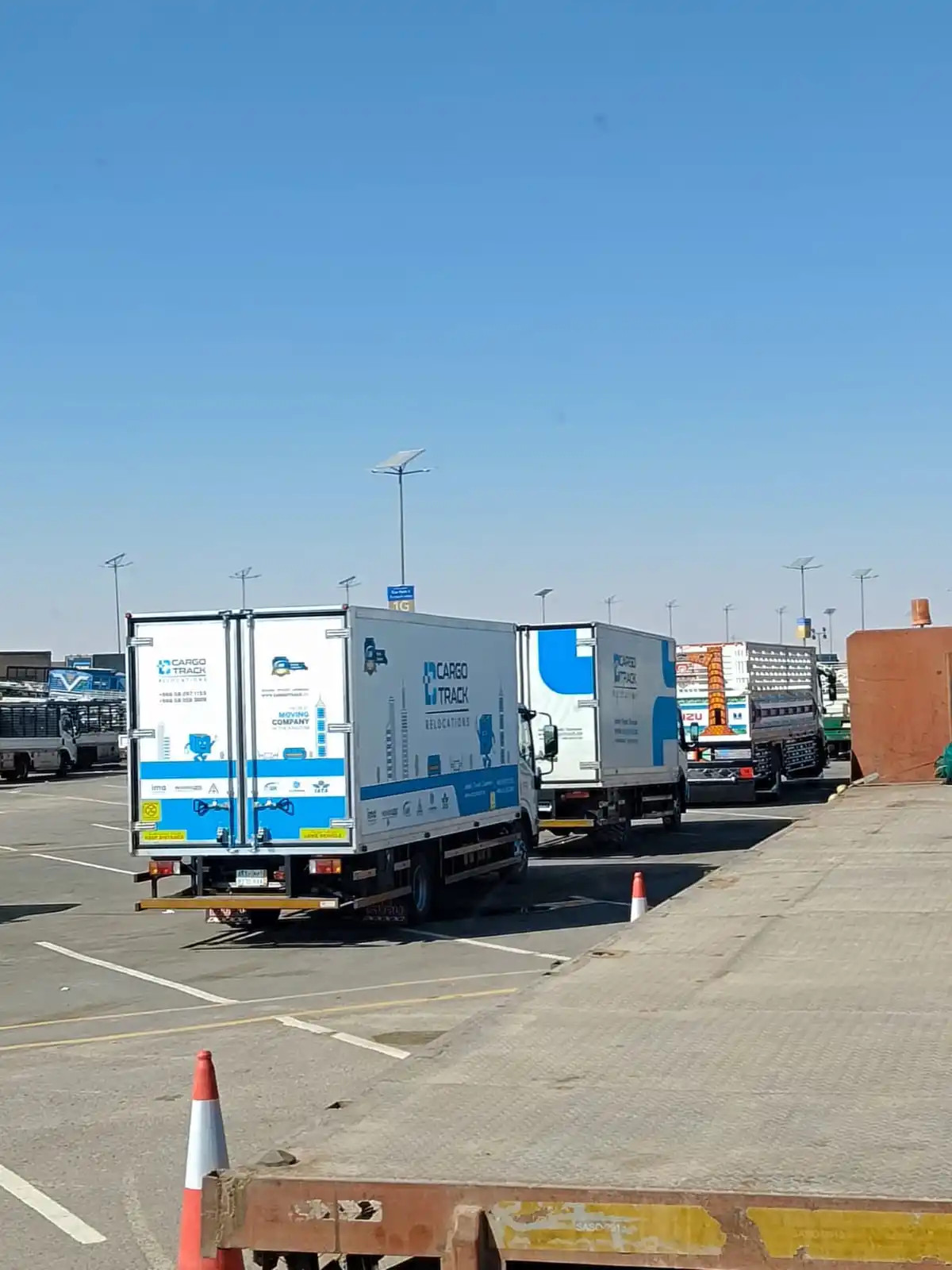 Air freight dispatch for international delivery